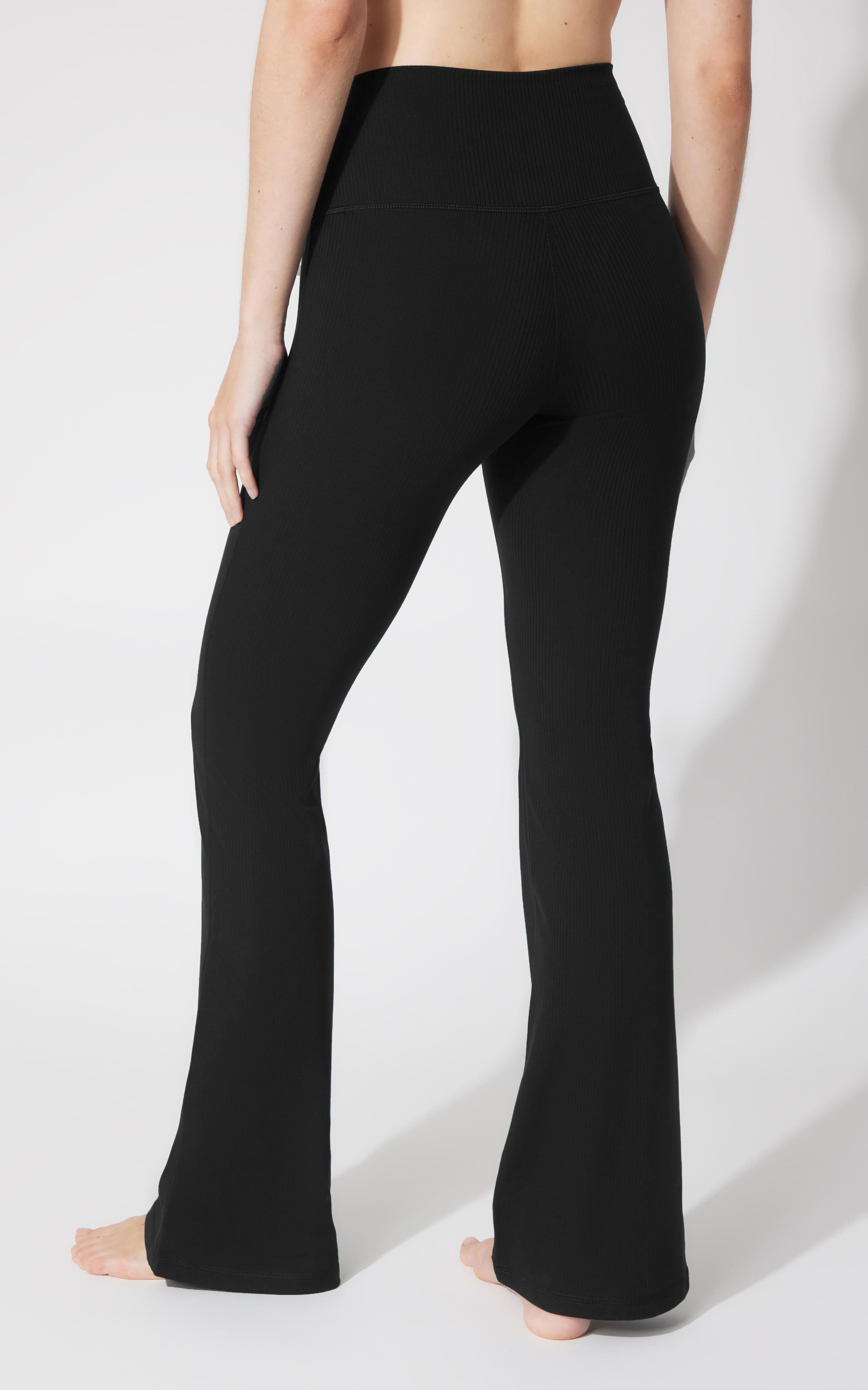 Felix Lux Ribbed Everyday Elastic Free Flare Leg Pant - 90 Degree by Reflex