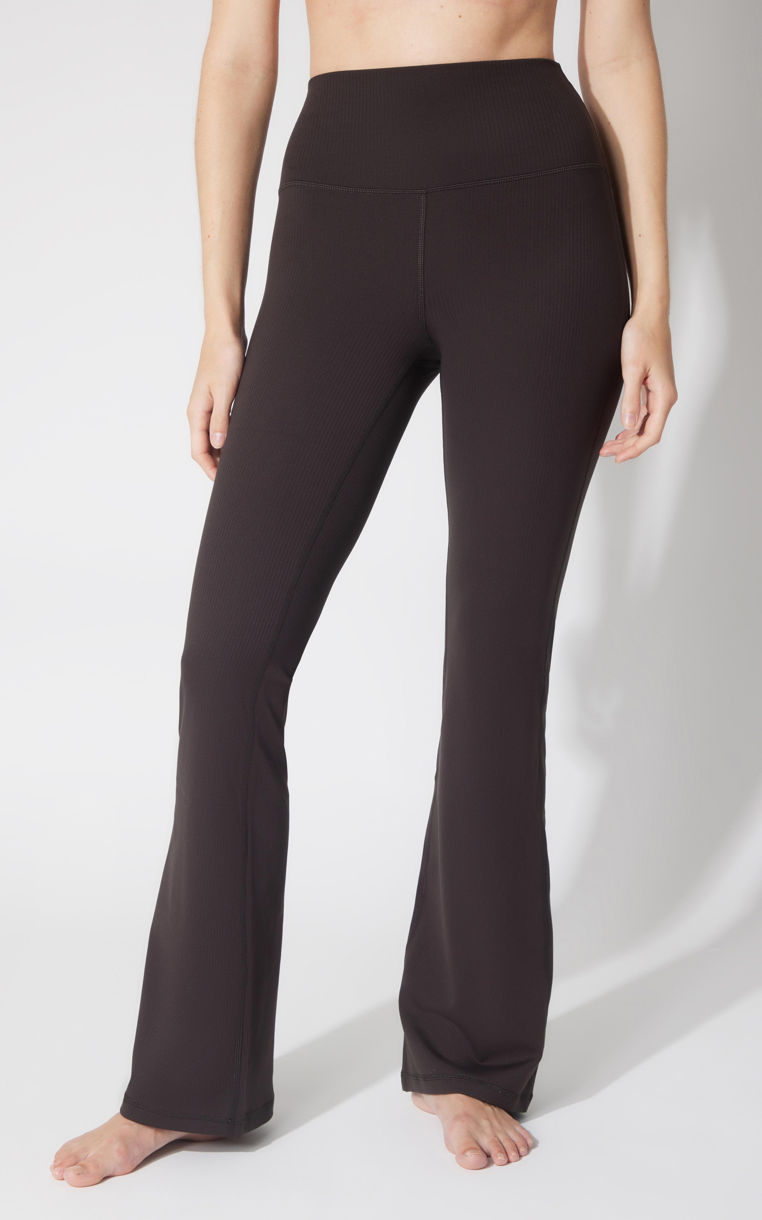 Felix Lux Ribbed Everyday Elastic Free Flare Leg Pant - 90 Degree by Reflex