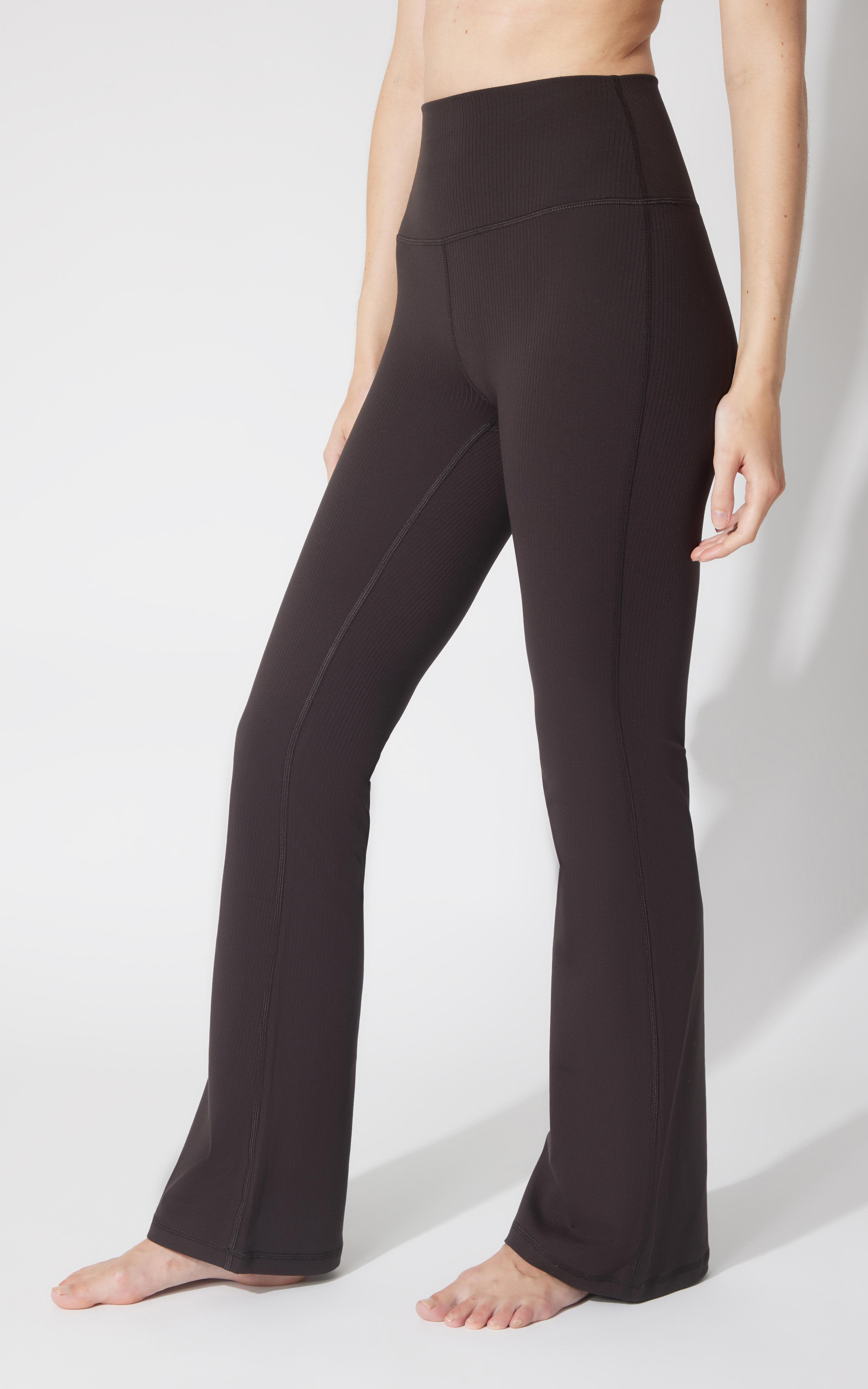 Felix Lux Ribbed Everyday Elastic Free Flare Leg Pant - 90 Degree by Reflex