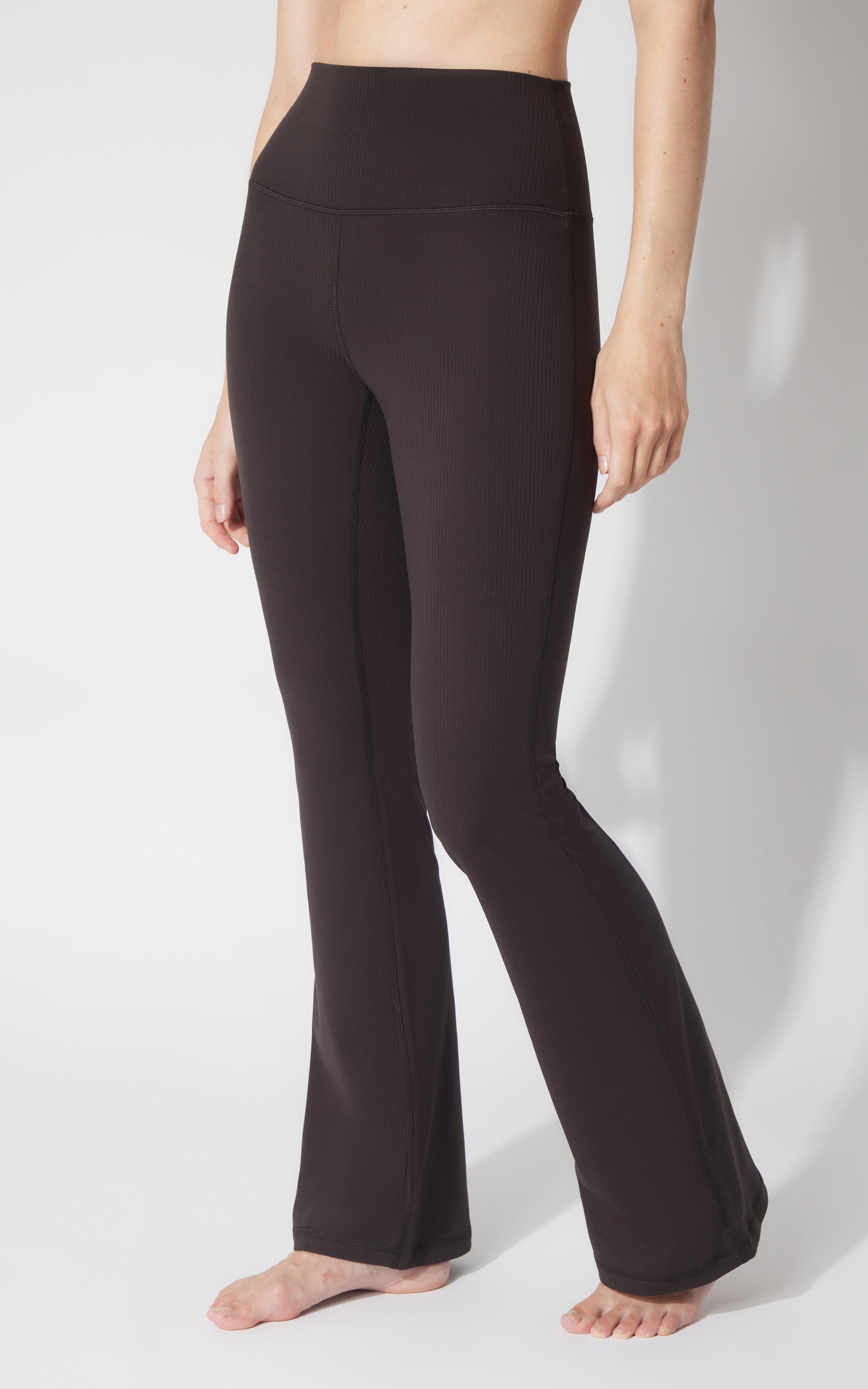 Felix Lux Ribbed Everyday Elastic Free Flare Leg Pant - 90 Degree by Reflex