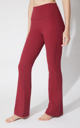 Felix Lux Ribbed Everyday Elastic Free Flare Leg Pant - Our Earthy Story - 90 Degree by Reflex