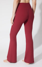 Felix Lux Ribbed Everyday Elastic Free Flare Leg Pant - Our Earthy Story - 90 Degree by Reflex