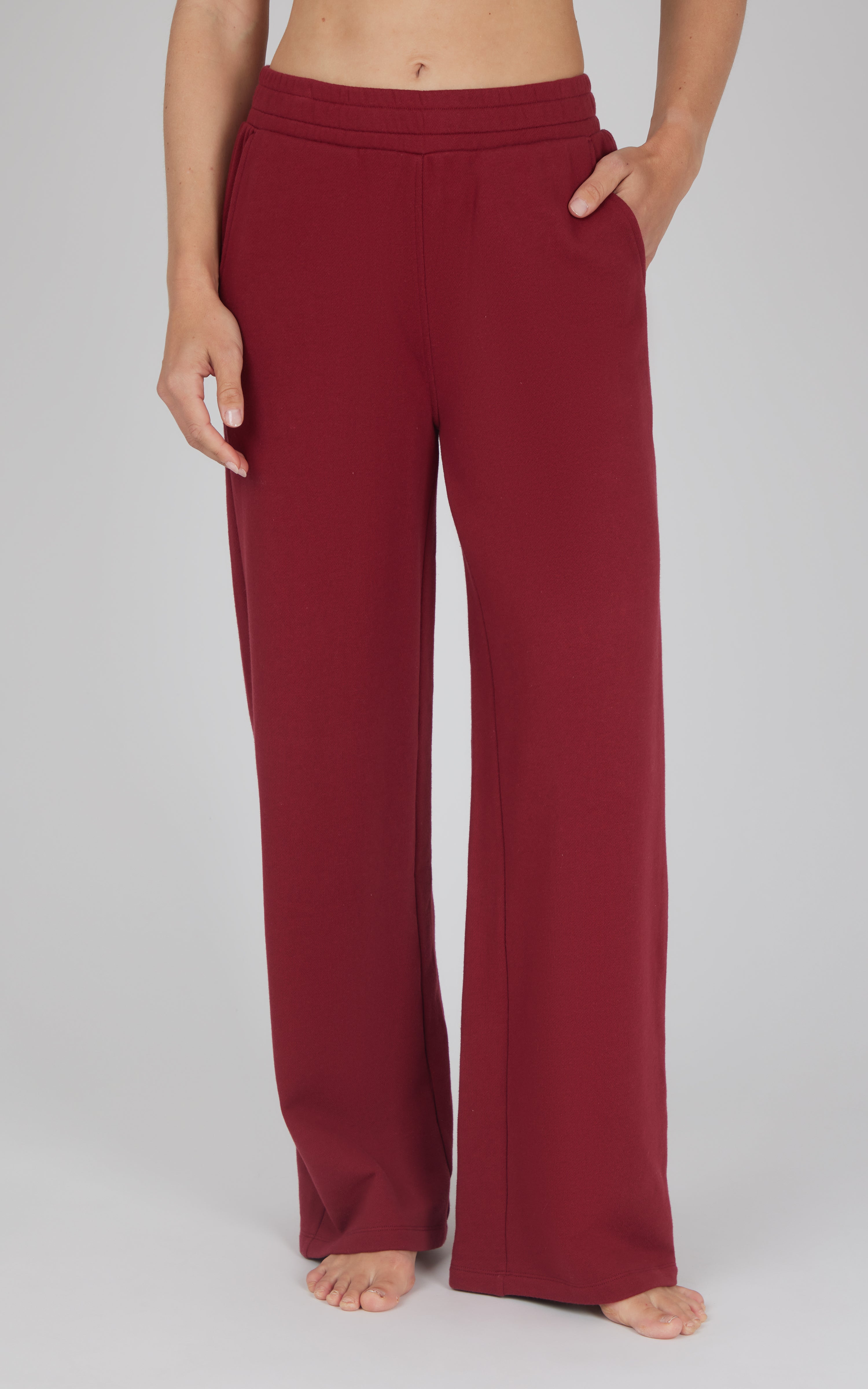 Loop Terry Wide Leg Pant