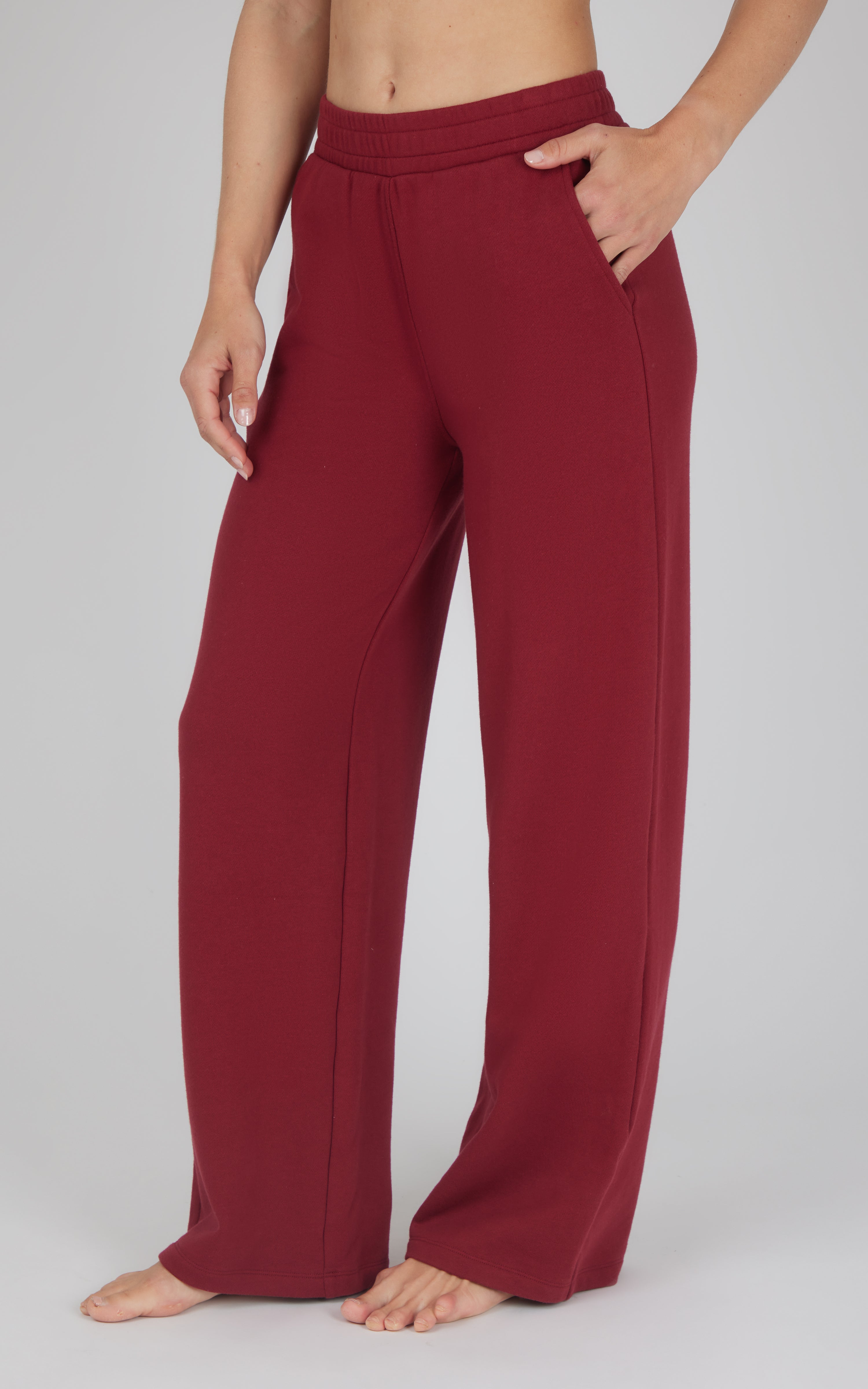 Loop Terry Wide Leg Pant