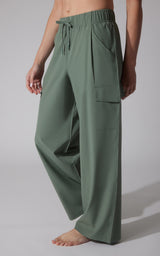 Lightstreme Wide Leg Cargo Pocket Pant - Our Earthy Story - 90 Degree by Reflex
