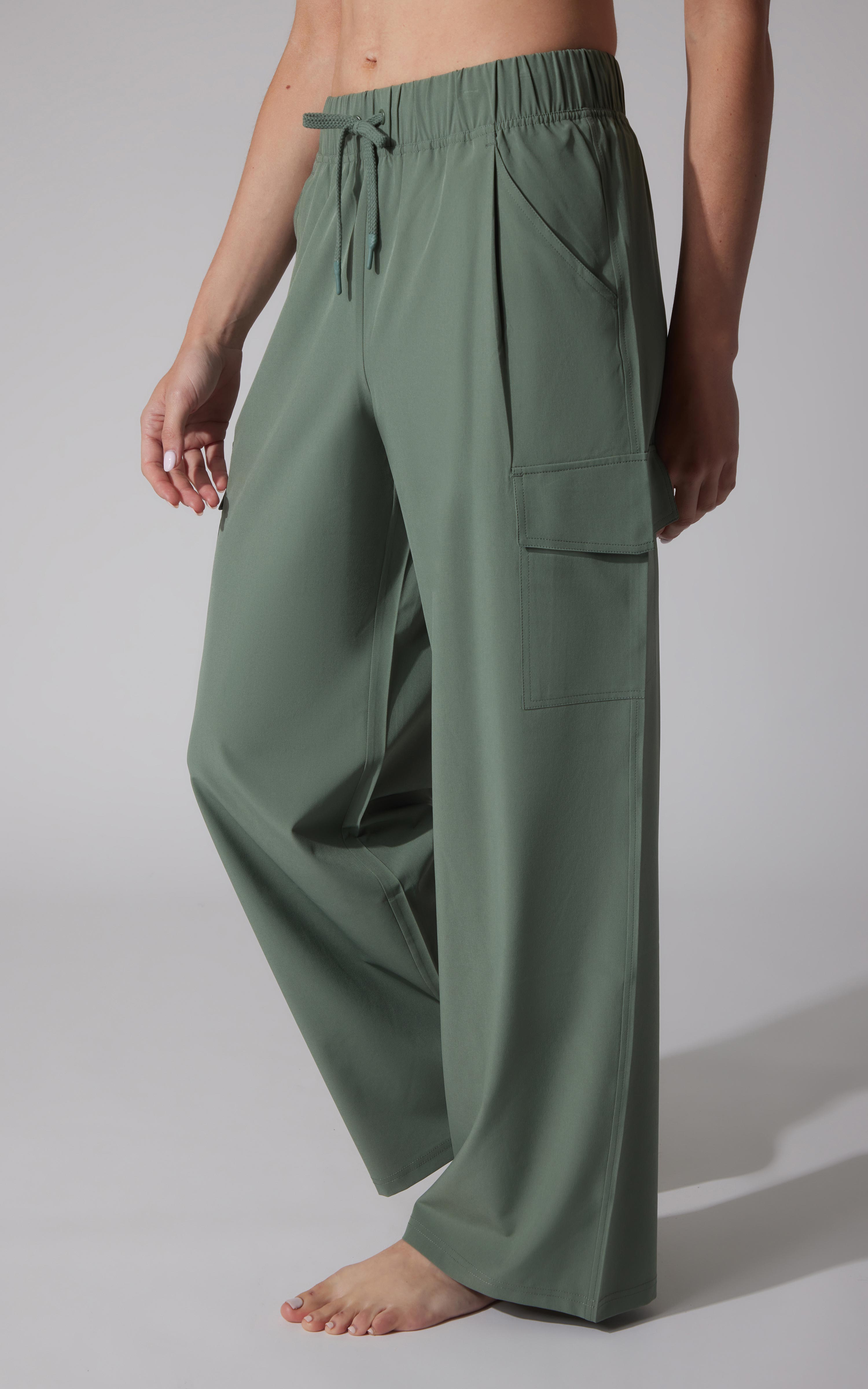 Lightstreme Wide Leg Cargo Pocket Pant - 90 Degree by Reflex