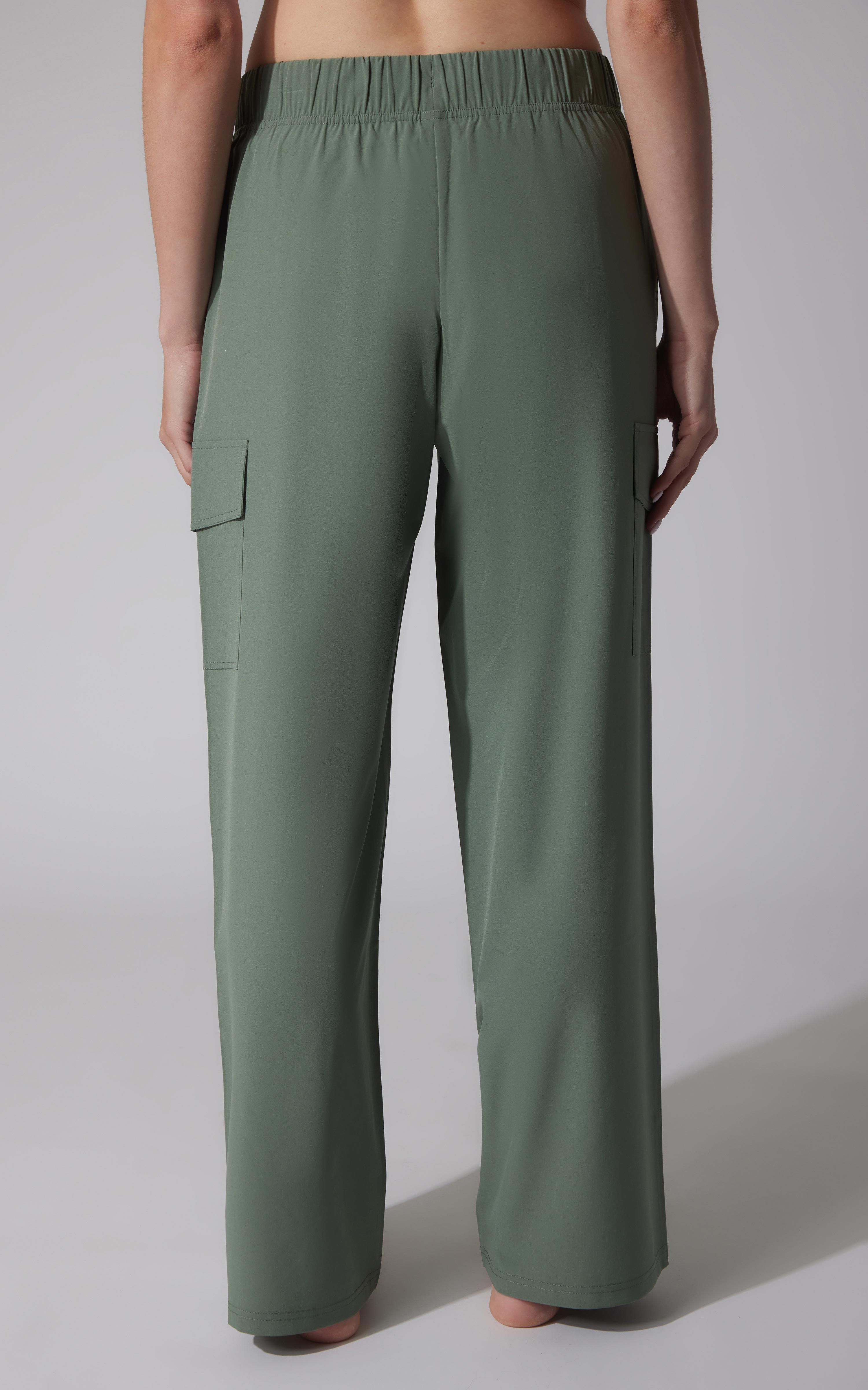 Lightstreme Wide Leg Cargo Pocket Pant - 90 Degree by Reflex