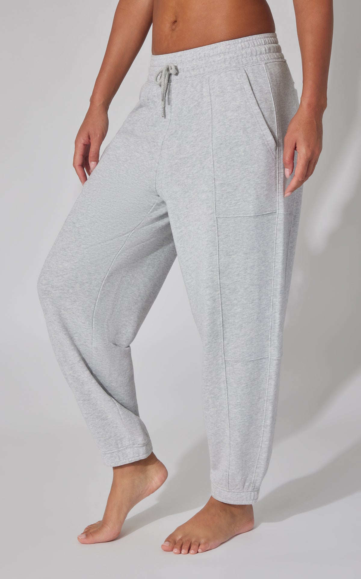 Washed Loop Terry Barrel Jogger - PY700091-W01 – 90 Degree by Reflex