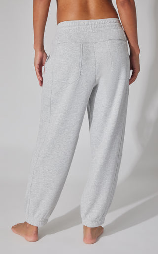 Washed Loop Terry Barrel Jogger