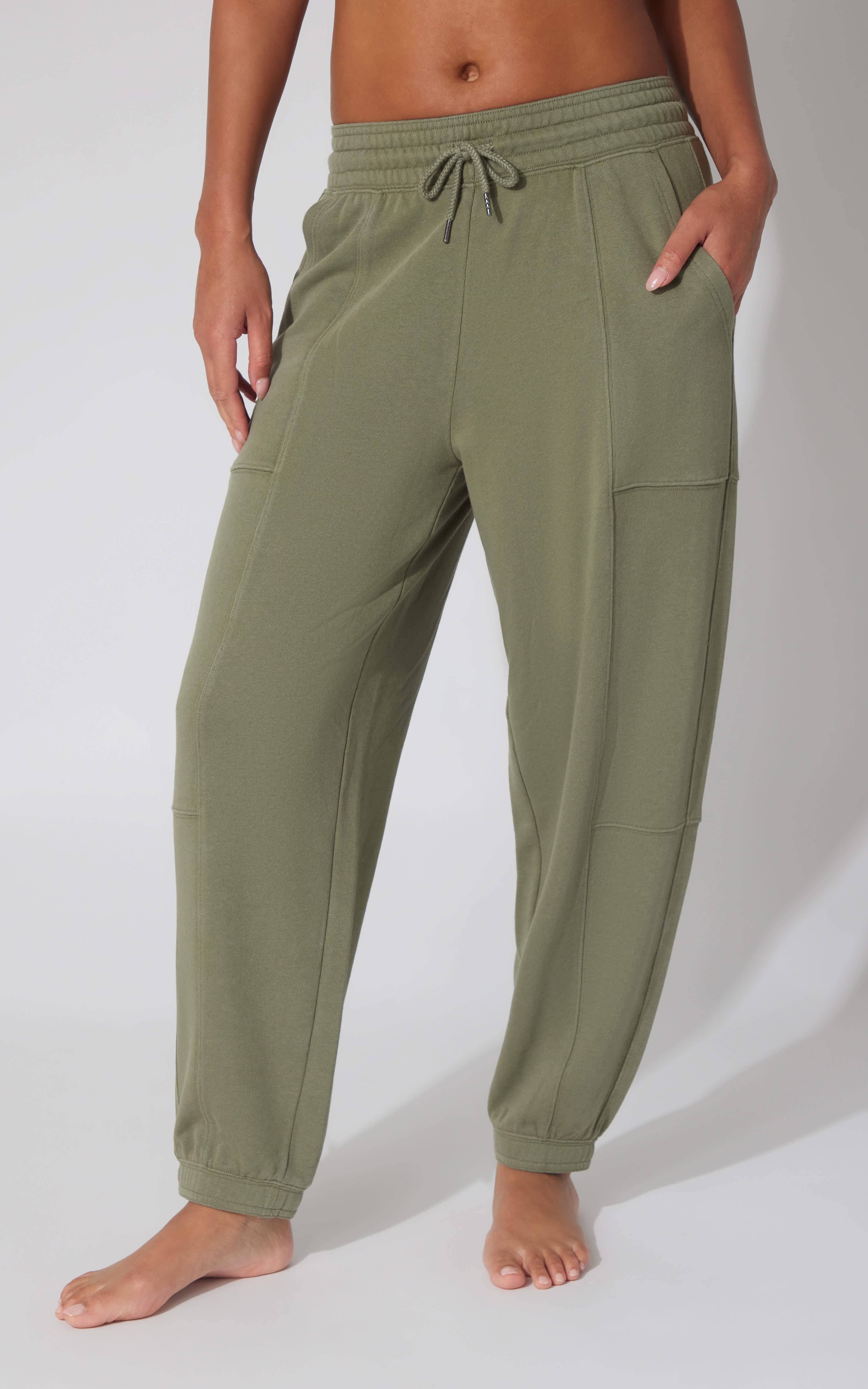 Washed Loop Terry Barrel Jogger - 90 Degree by Reflex