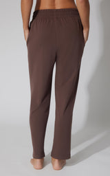 Lux Straight Leg Pant w Elastic Waist