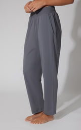 Lux Straight Leg Pant w Elastic Waist