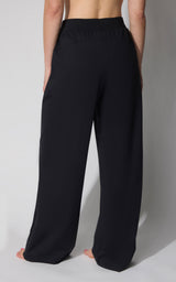 Lux Park Ave Wide Leg Pleated Pant W/ Side Pockets - 90 Degree by Reflex