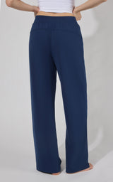 Lux Park Ave Wide Leg Pleated Pant W/ Side Pockets - 90 Degree by Reflex