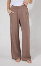 Lux Park Ave Wide Leg Pleated Pant W/ Side Pockets - 90 Degree by Reflex
