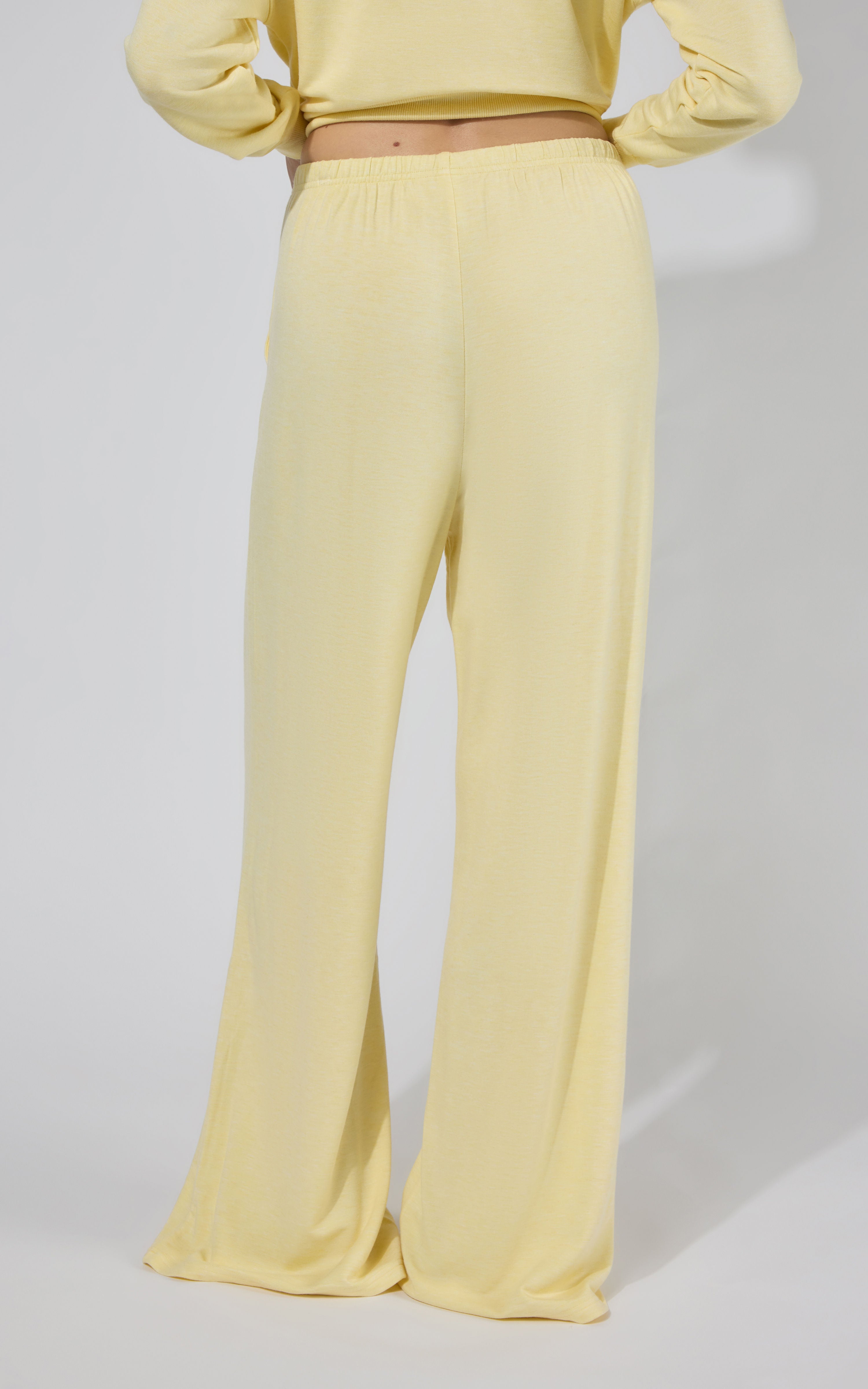 Modal Terry Englewood Relaxed Wide Pant w/ Inner Drawcord - 90 Degree by Reflex
