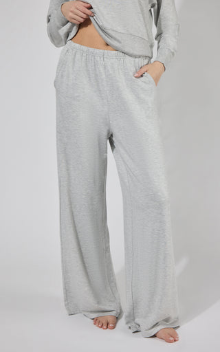 Modal Terry Englewood Relaxed Wide Pant w/ Inner Drawcord - 90 Degree by Reflex