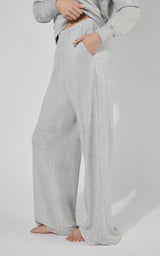 Modal Terry Englewood Relaxed Wide Pant w/ Inner Drawcord - 90 Degree by Reflex
