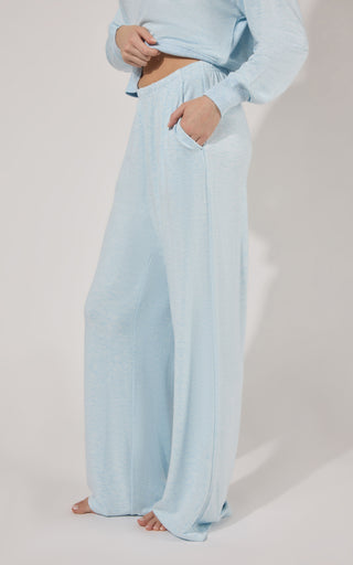 Modal Terry Englewood Relaxed Wide Pant w/ Inner Drawcord - 90 Degree by Reflex