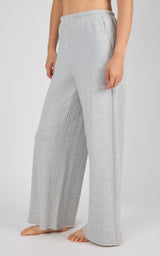 Washed Loop Terry Englewood Relaxed Wide Pant with Inner Drawcord & Pocket - 90 Degree by Reflex