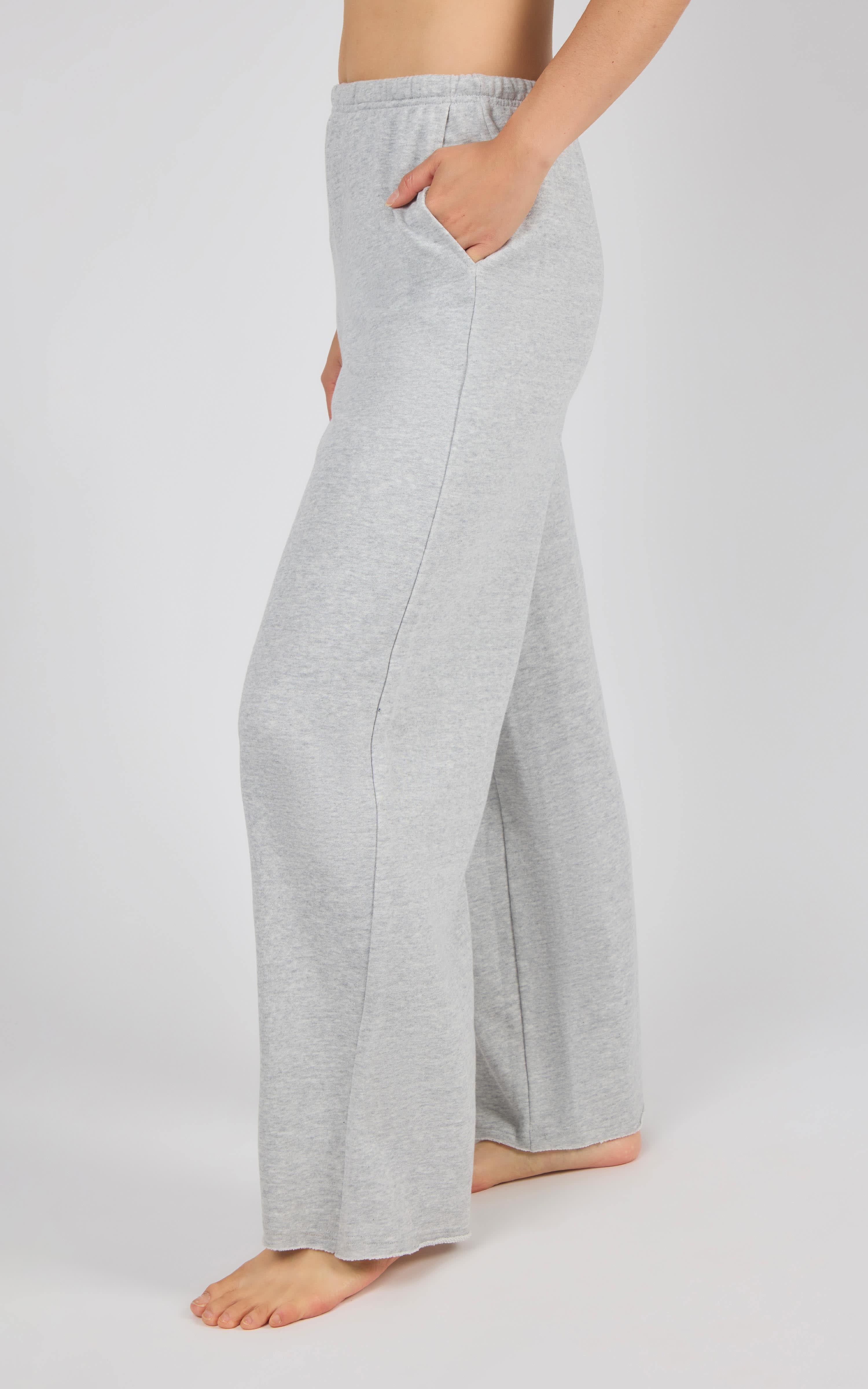Washed Loop Terry Englewood Relaxed Wide Pant - 90 Degree by Reflex