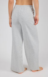 Washed Loop Terry Englewood Relaxed Wide Pant with Inner Drawcord & Pocket - 90 Degree by Reflex