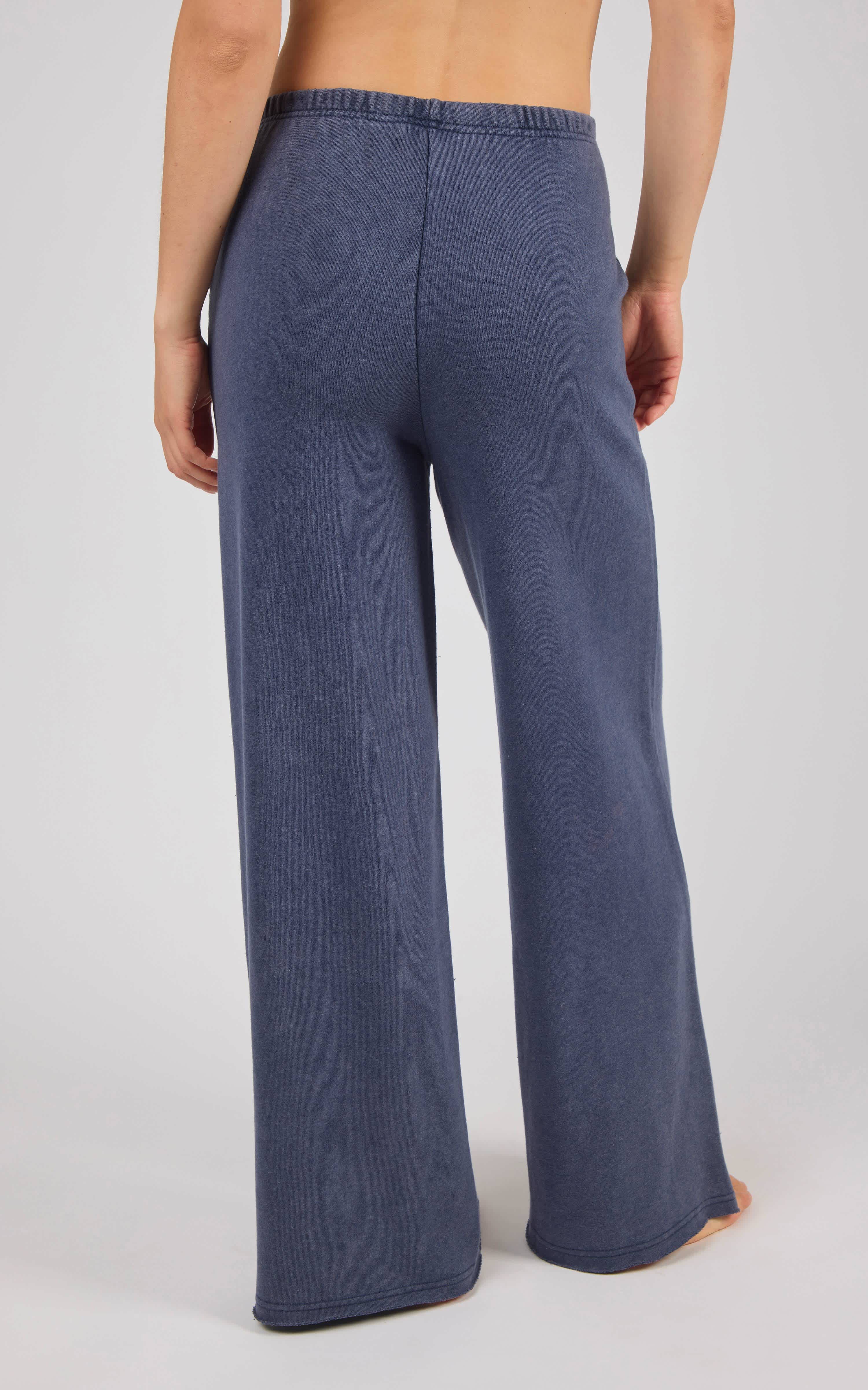 Washed Loop Terry Englewood Relaxed Wide Pant - 90 Degree by Reflex