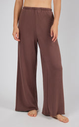 Washed Loop Terry Englewood Relaxed Wide Pant with Inner Drawcord & Pocket - 90 Degree by Reflex