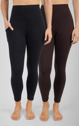Polarlux Tribeca Fleece Side Pocket & Basic Tights 2 PK - 90 Degree by Reflex