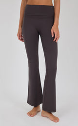 Lux Grayson Foldover Flared Leg Pant w/No Front Seam - 90 Degree by Reflex
