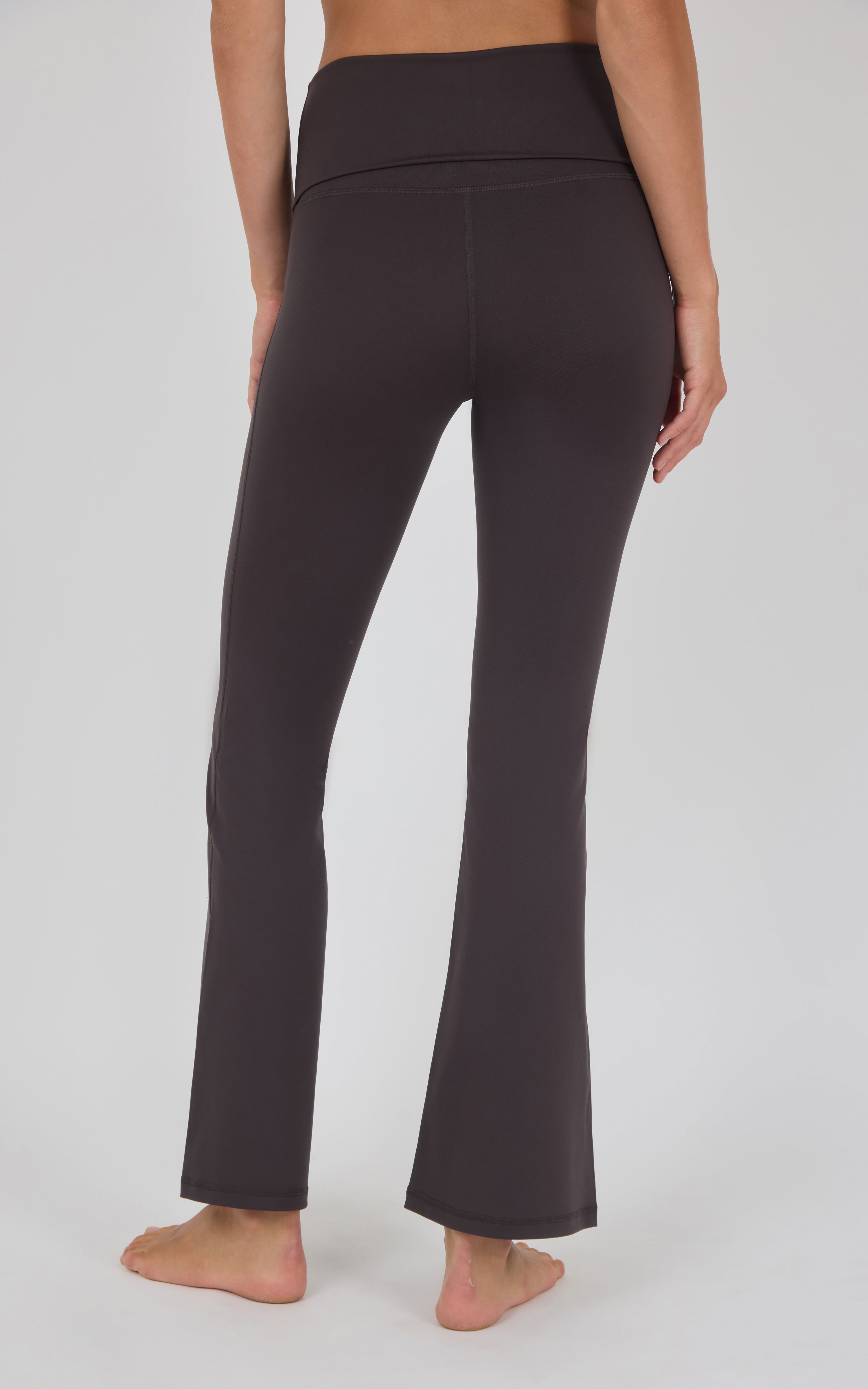 Lux Grayson Foldover Flared Leg Pant w/No Front Seam - 90 Degree by Reflex