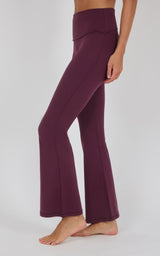 Lux Grayson Foldover Flared Leg Pant w/No Front Seam - 90 Degree by Reflex