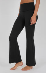 Lux Grayson Foldover Flared Leg Pant w/No Front Seam - 90 Degree by Reflex