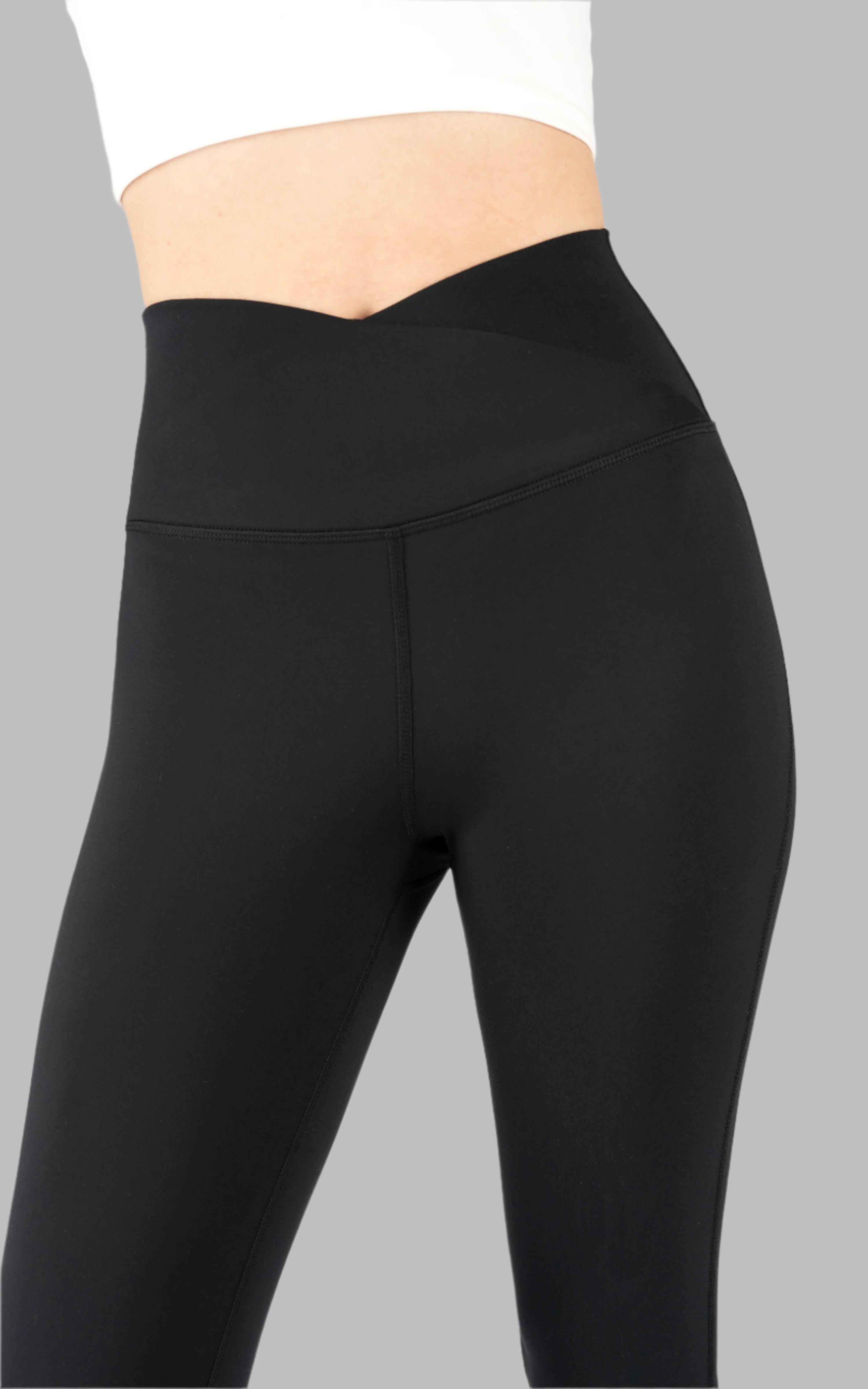 Lux Madison Crossover Waist 7/8 Flared Leg