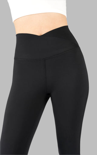 Lux Madison Crossover Waist 7/8 Flared Leg