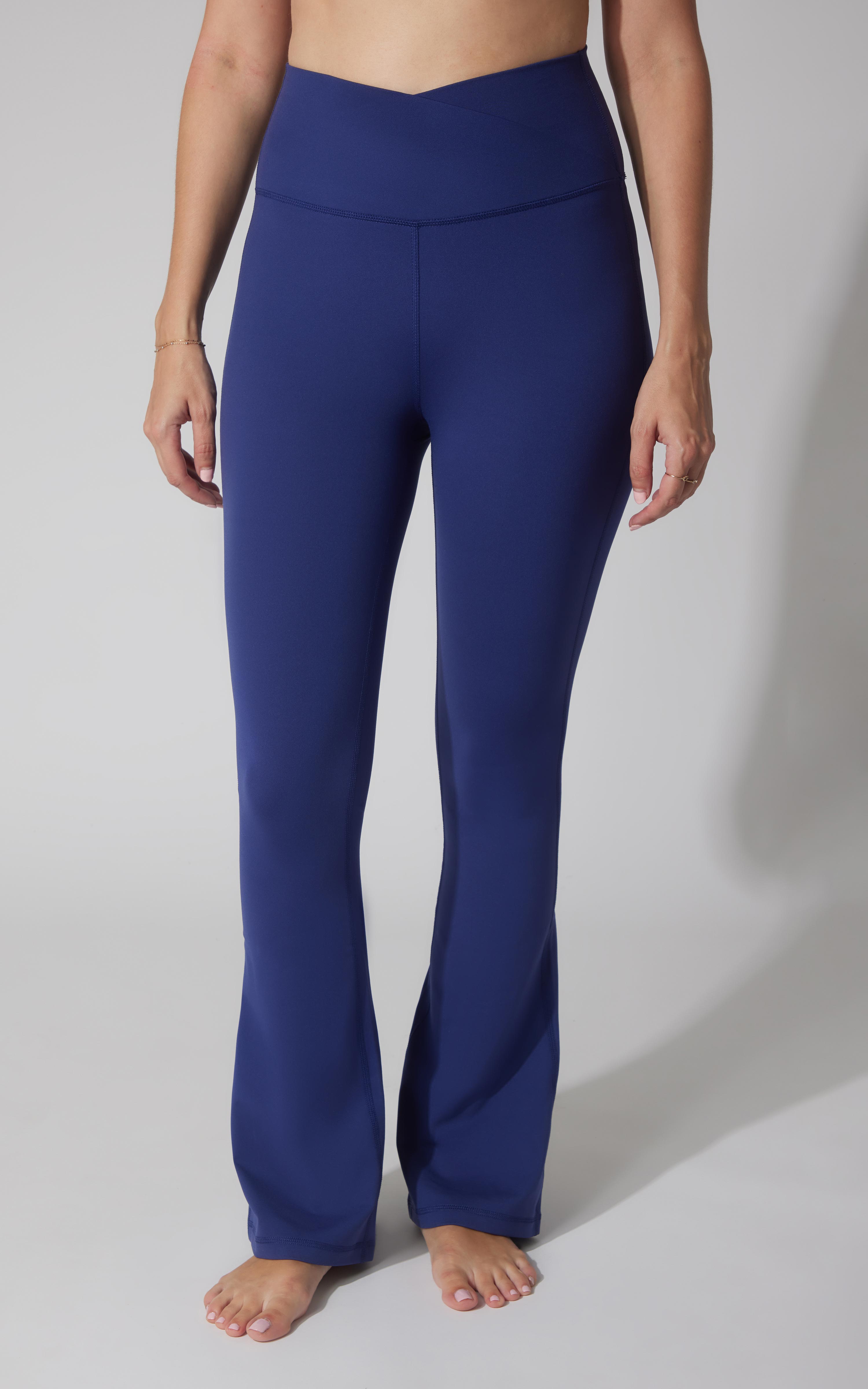 Lux Madison Crossover Waist 7/8 Flared Leg