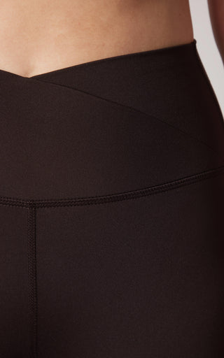 Lux Madison Crossover Waist 7/8 Flared Leg