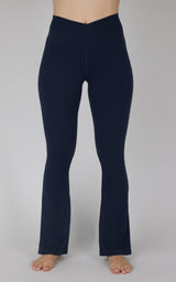 Ultra Lush Crossover Flared Leg Pant - 90 Degree by Reflex