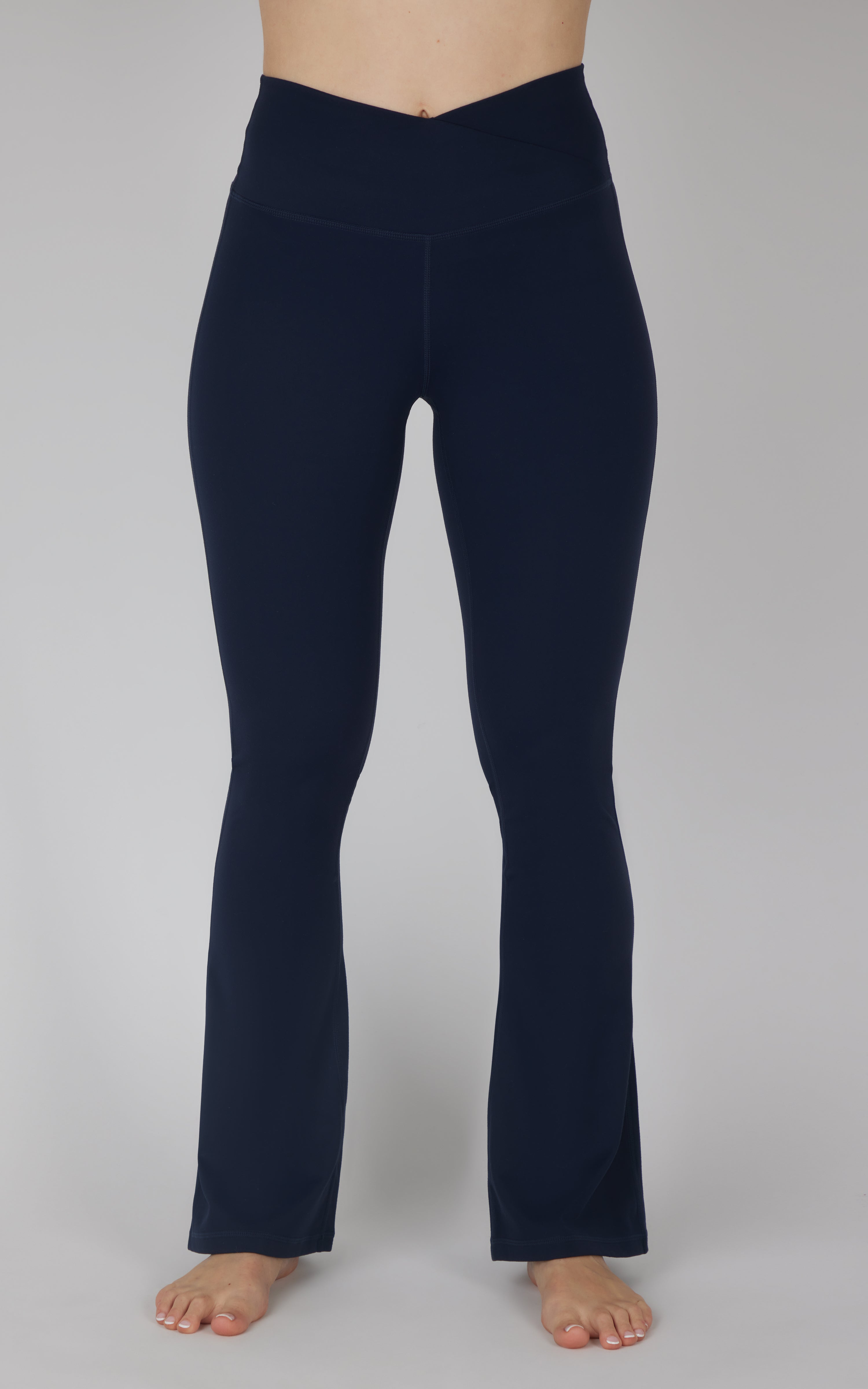 Ultra Lush Crossover Flared Leg Pant - 90 Degree by Reflex