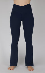 Ultra Lush Crossover Flared Leg Pant - 90 Degree by Reflex