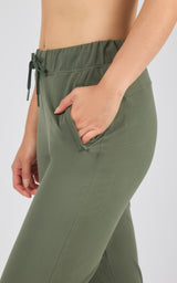 Lux Avenue Side Zip PK Jogger - 90 Degree by Reflex