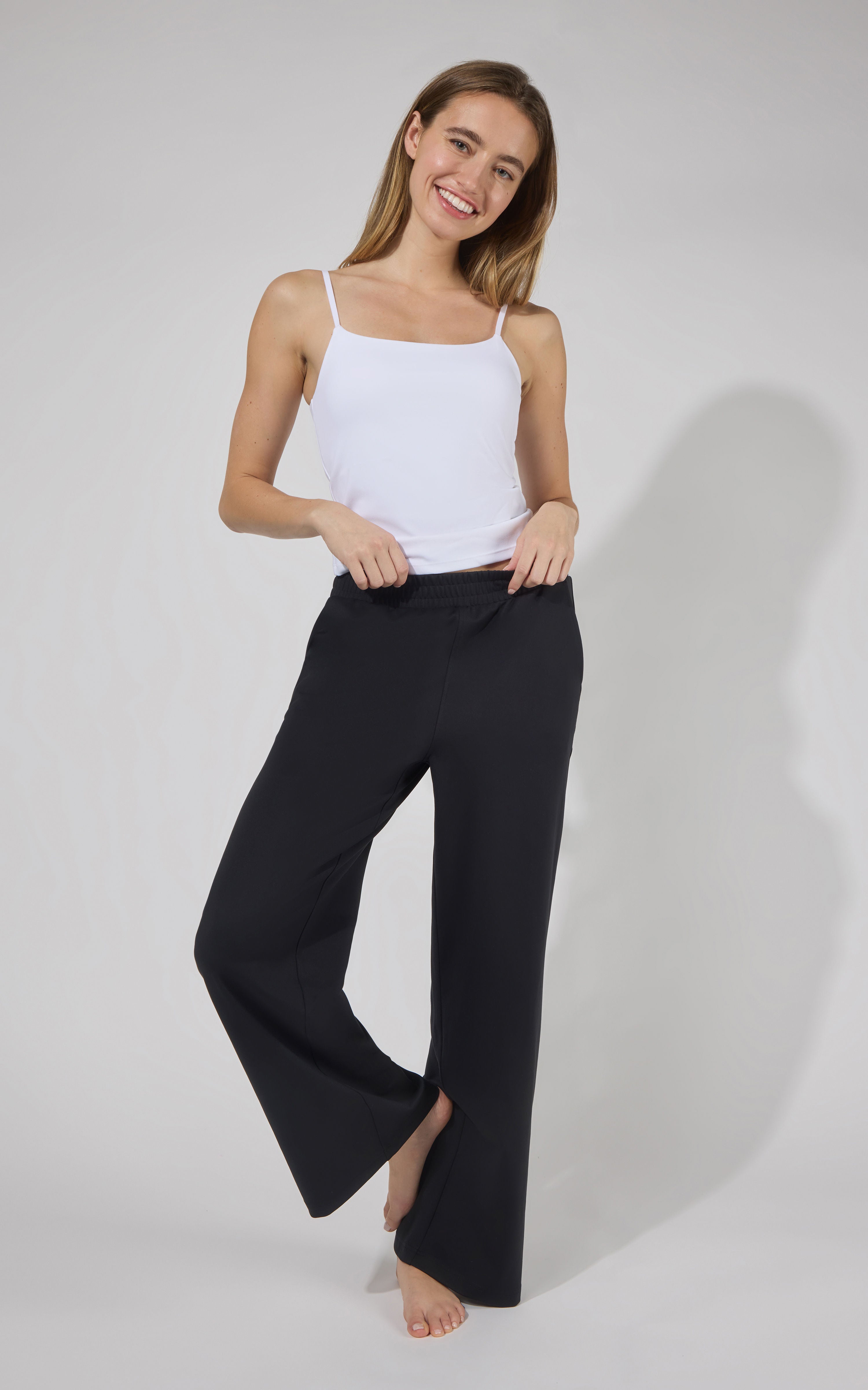 Lux Avenue Side Pocket Wide Leg Pant - PY78839 – 90 Degree by Reflex