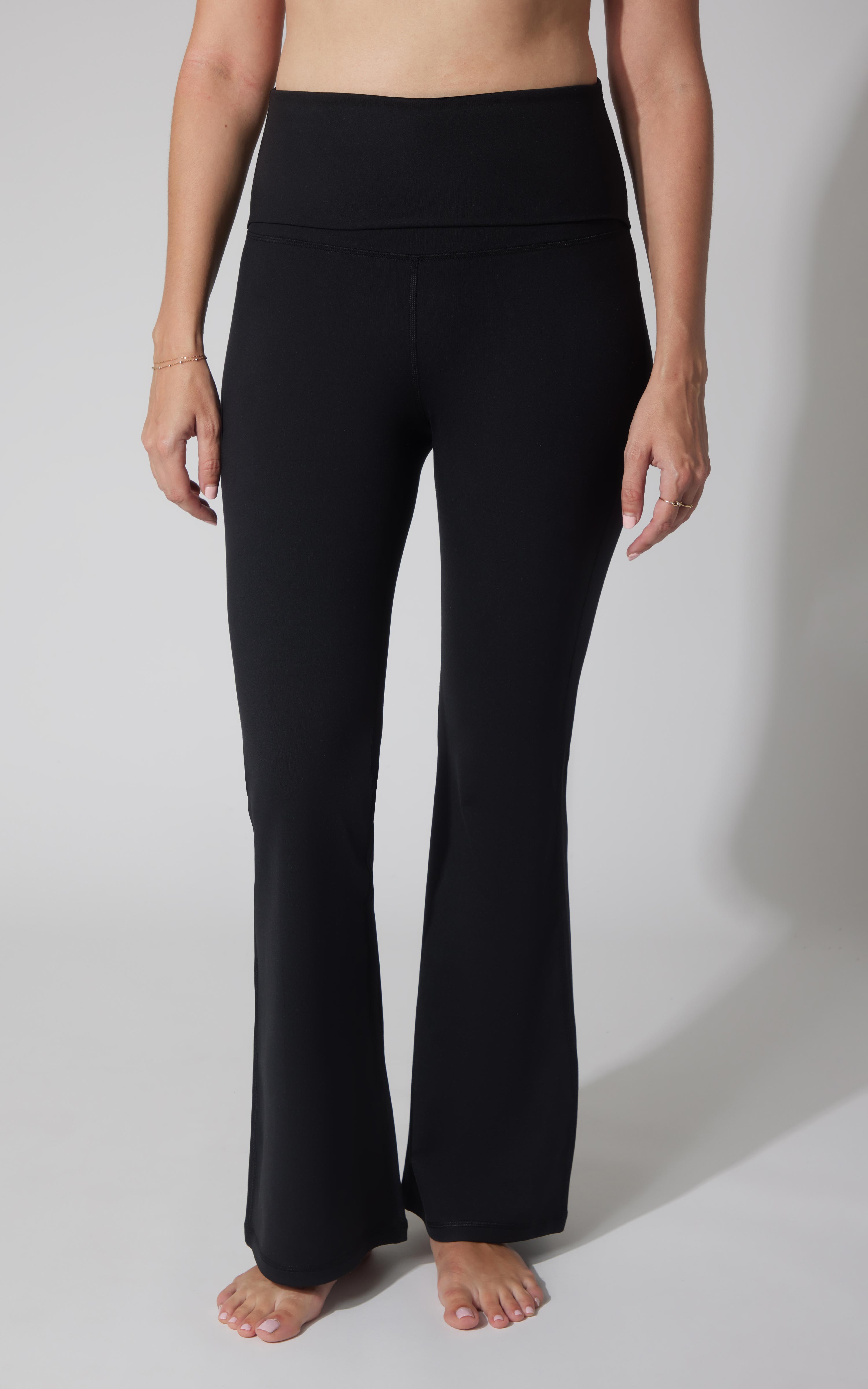 Lux Foldover 7/8 Flare Leg Pant