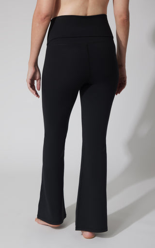 Lux Foldover 7/8 Flare Leg Pant