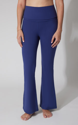 Lux Foldover 7/8 Flare Leg Pant