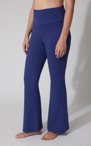 Lux Foldover 7/8 Flare Leg Pant