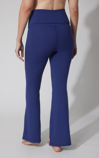 Lux Foldover 7/8 Flare Leg Pant