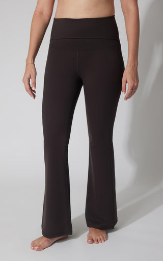 Lux Foldover 7/8 Flare Leg Pant