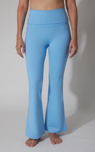 Lux Foldover 7/8 Flare Leg Pant