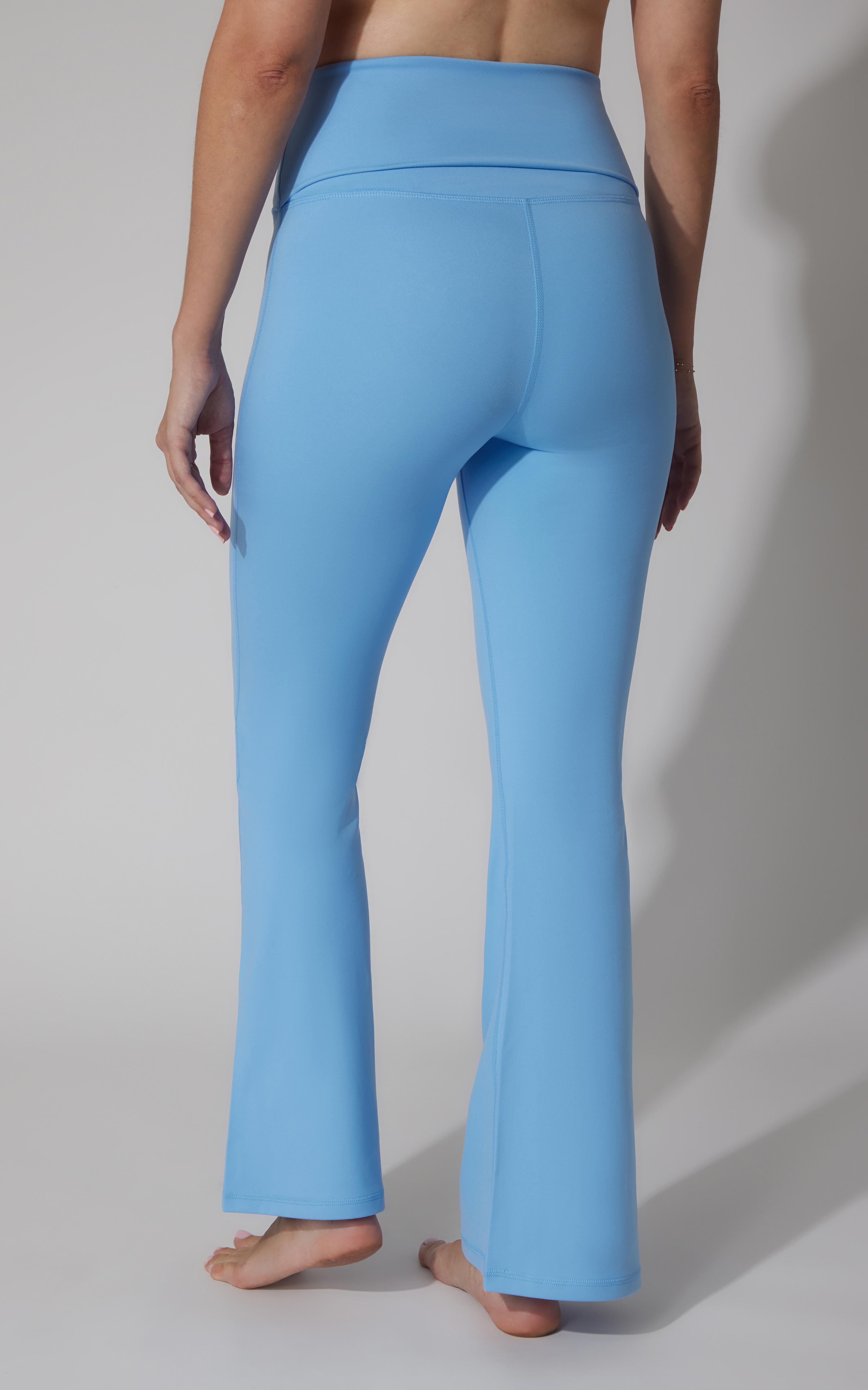 Lux Foldover 7/8 Flare Leg Pant